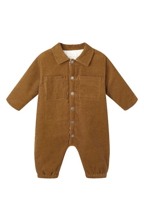 Golden Corduroy Jumpsuit (Baby)
