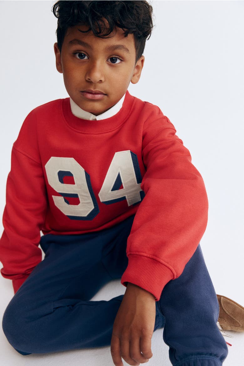 Printed Sweatshirt, Alternate, color, Red/94