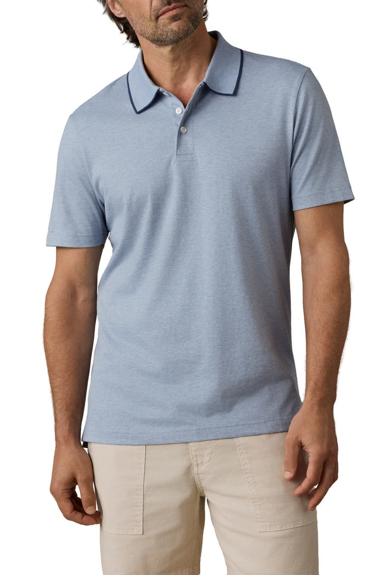 Movement Piqué Knit Polo, Main, color, INLAND CREEK MELANGE