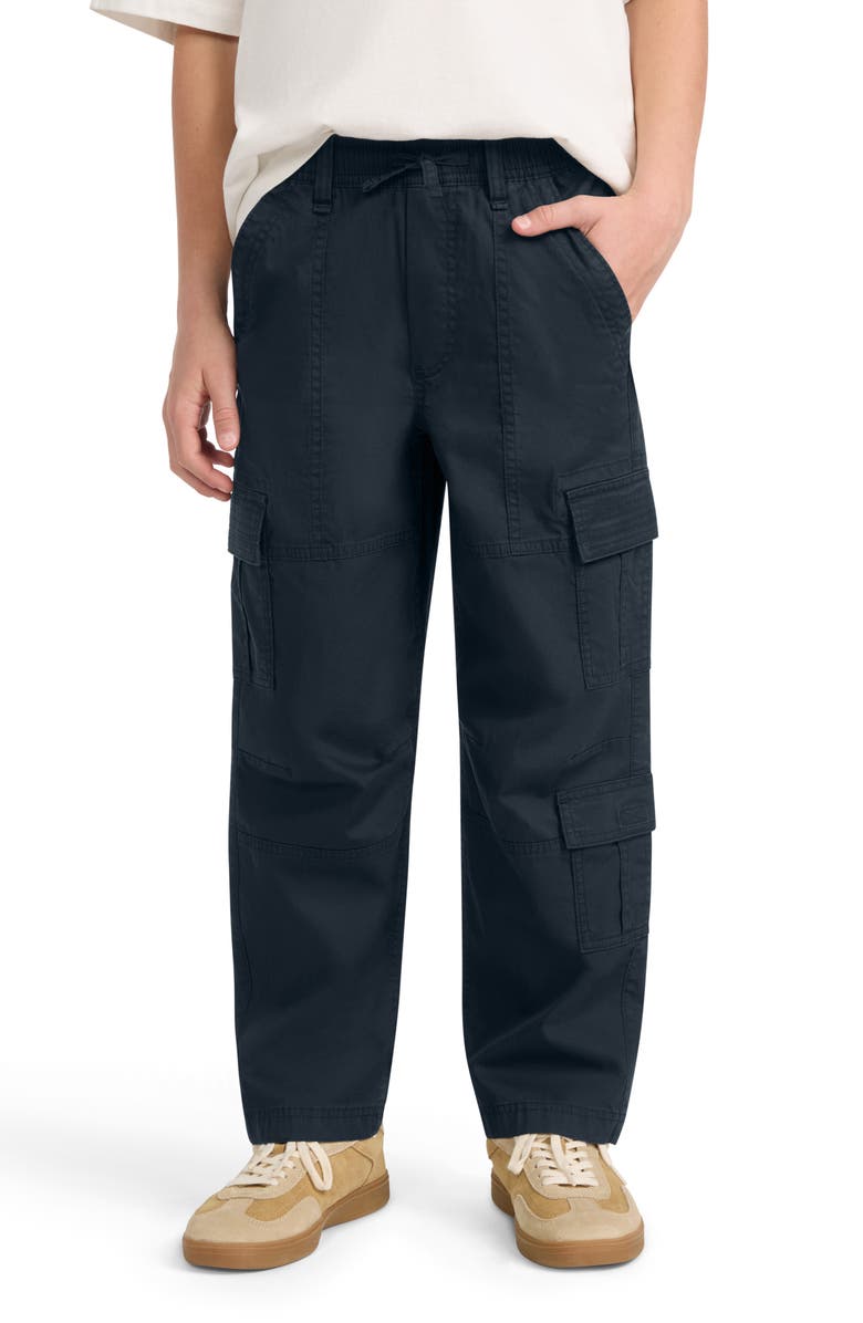 abercrombie kids Kids' Baggy Cargo Pants, Alternate, color, Anthracite