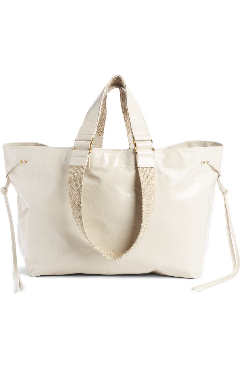 Isabel Marant New Wardy Leather Tote, Main, color,