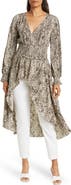 PATRIZIA LUCA Deep V High-low Tunic