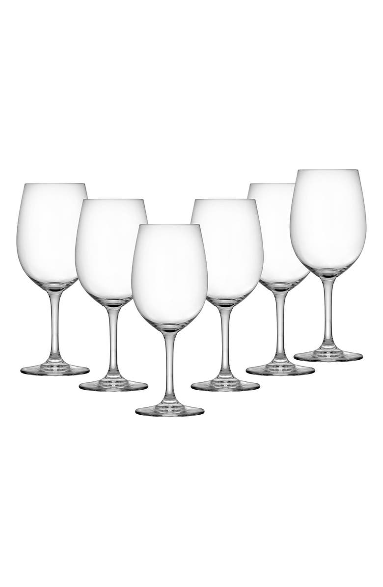 Fortessa Schott Zwiesel Classico Set of 6 Wine Glasses, Main, color, Clear