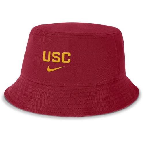 Nike Cardinal Usc Trojans Apex Primetime Bucket Hat In Red