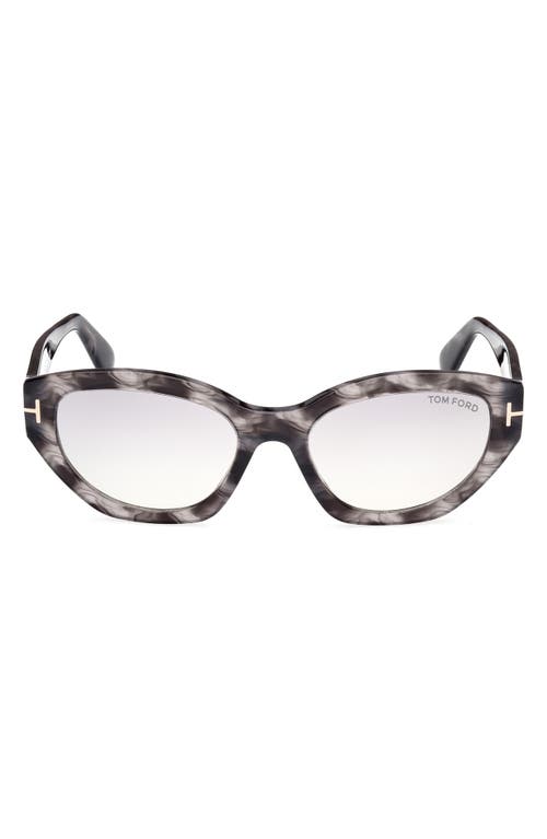 Tom Ford Penny 55mm Geometric Sunglasses In Multi
