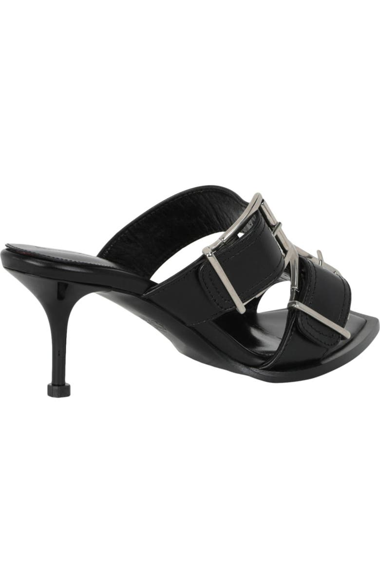 McQueen Punk Double Buckle Sandal, Alternate, color,