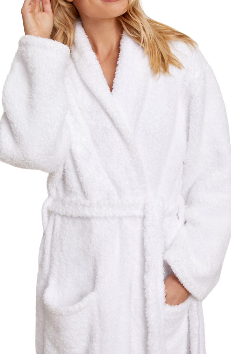 Barefoot Dreams<sup>®</sup> Gender Inclusive CozyChic<sup>™</sup> Robe, Alternate, color, White