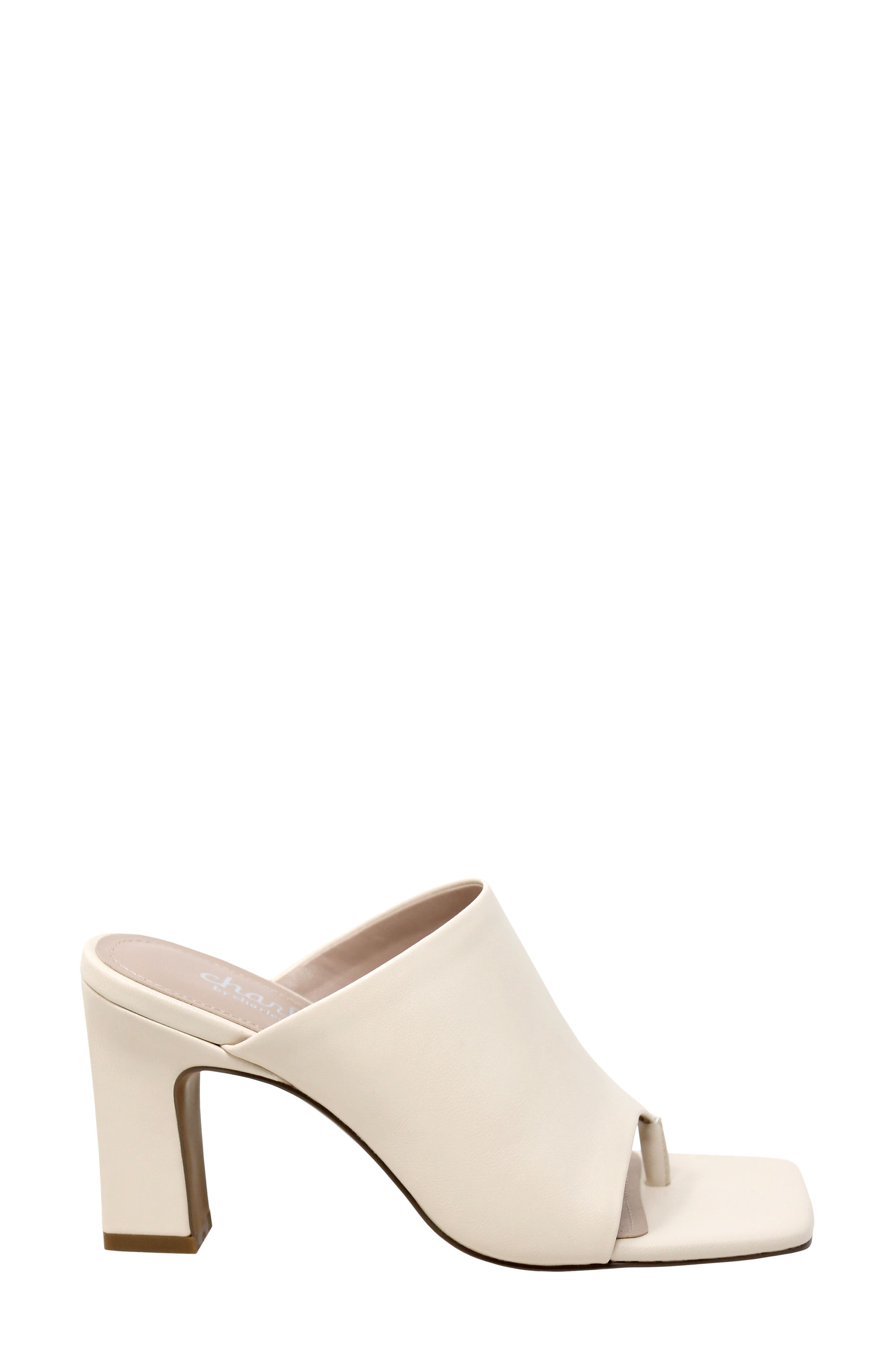 Jingle Slide Sandal, Alternate, color, OFF WHITE FAUX LEATHER
