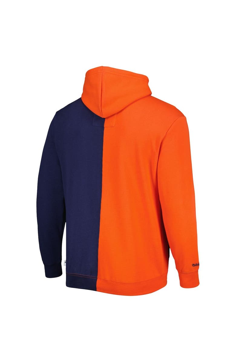 Mitchell & Ness Men's Mitchell & Ness Orange/Navy Houston Astros Fleece Full-Zip Hoodie, Alternate, color, Orange