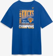 FANATICS Men's Fanatics Blue New York Knicks 2026 NBA Eastern Conference Champions Stacked Block T-Shirt
