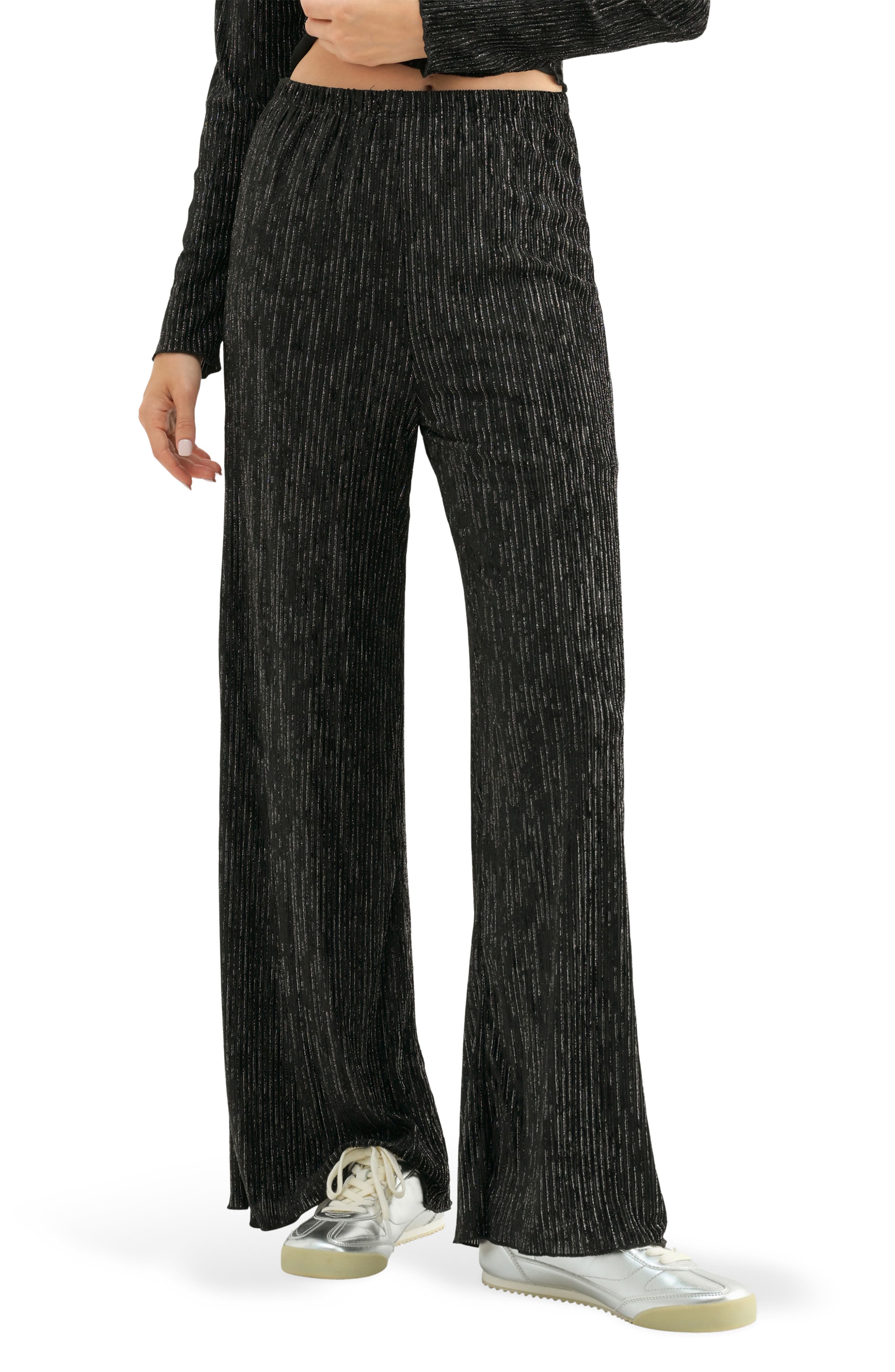Lush Stripe Wide Leg Pants