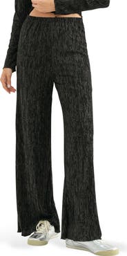 Lush Stripe Wide Leg Pants