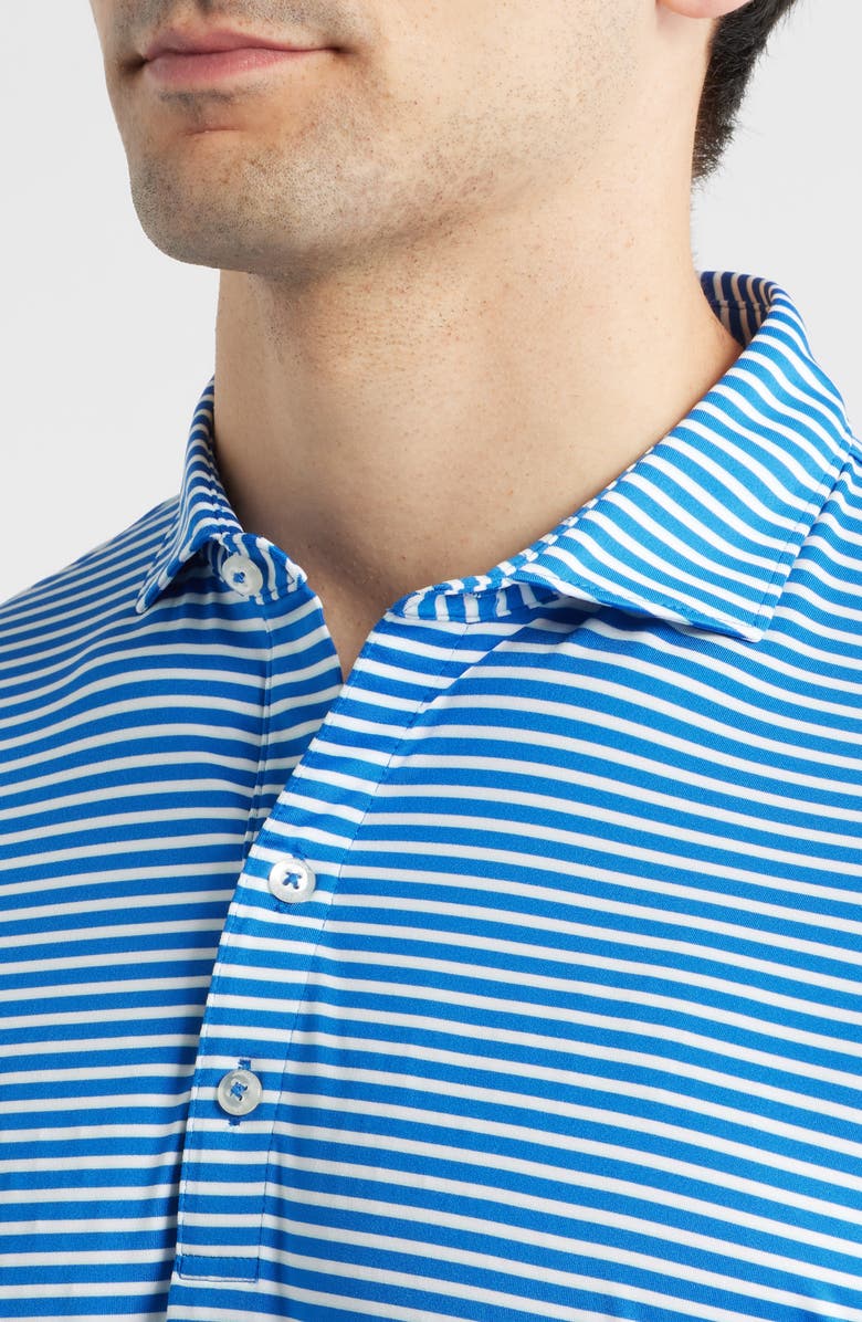 johnnie-O Rex Stripe Performance Jersey Polo, Alternate, color,