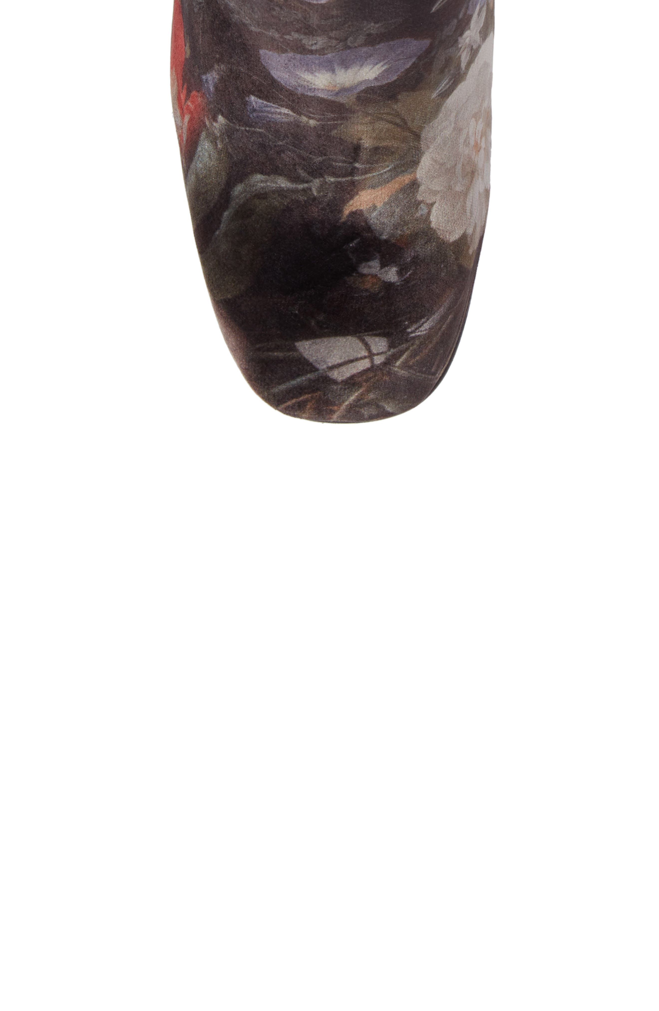 Sheridan Mia Lilly Velvet Floral Bootie, Alternate, color, 