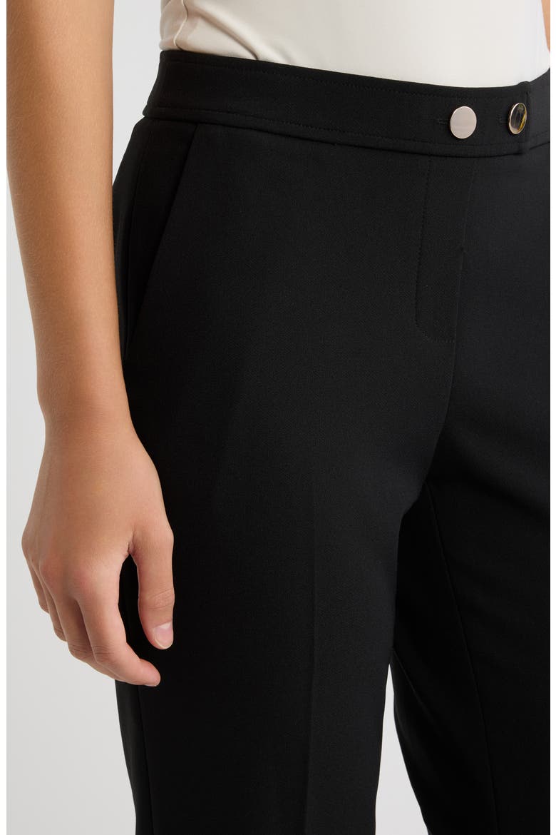 Straight Leg Pull On Pants, Alternate, color, ANNE BLACK