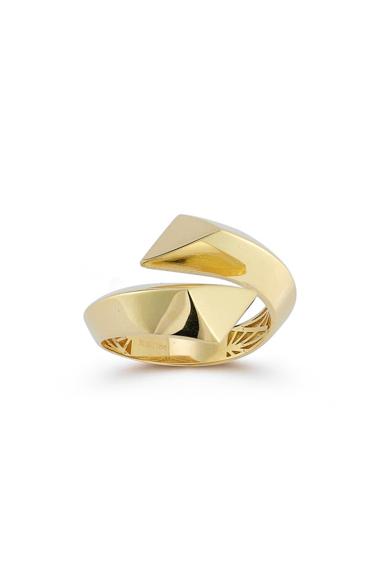 Ember Fine Jewelry Bold Bypass Ring, Main, color, Gold