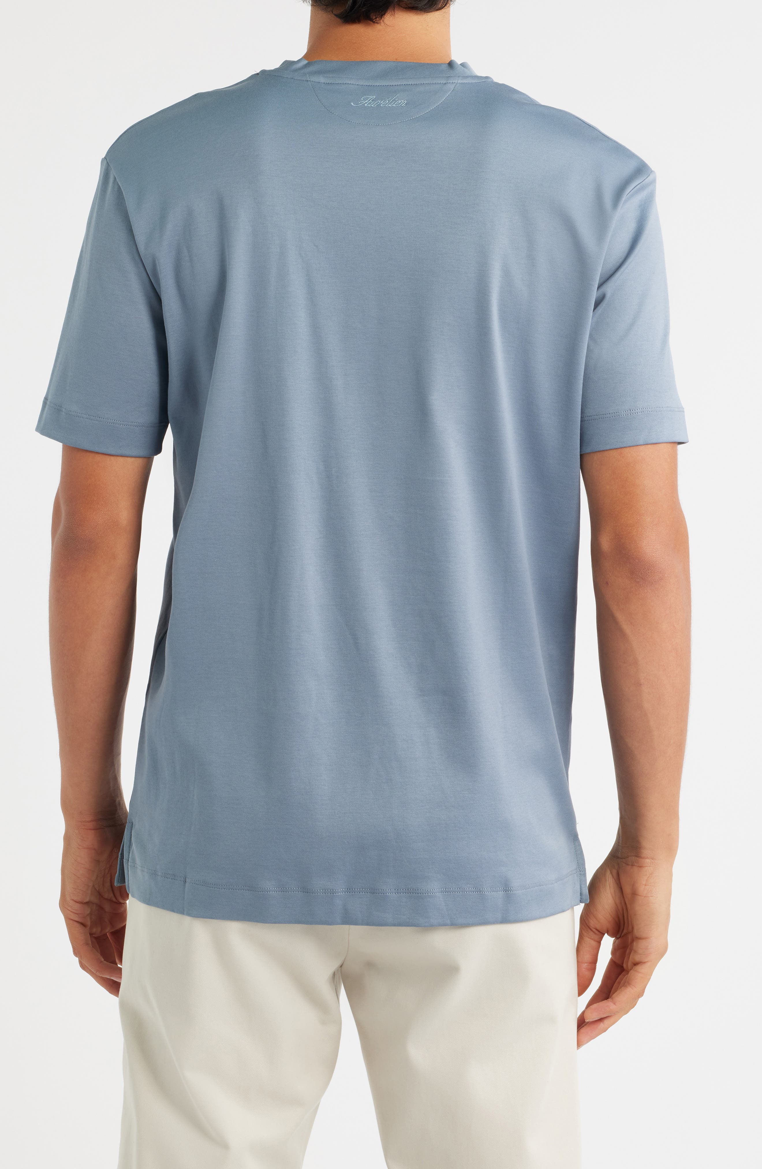 AUR1 Solid Cotton T-Shirt - image 4