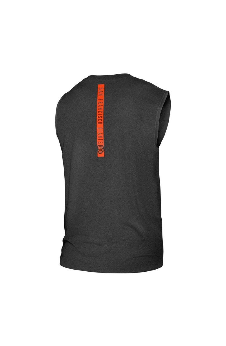 New Era Men's New Era Black San Francisco Giants Team Muscle Tank Top, Alternate, color,