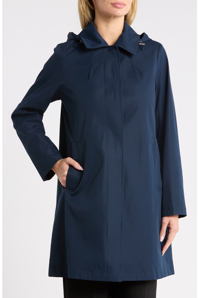 hooded transitional jacket, Main, color, PARISIAN NAVY