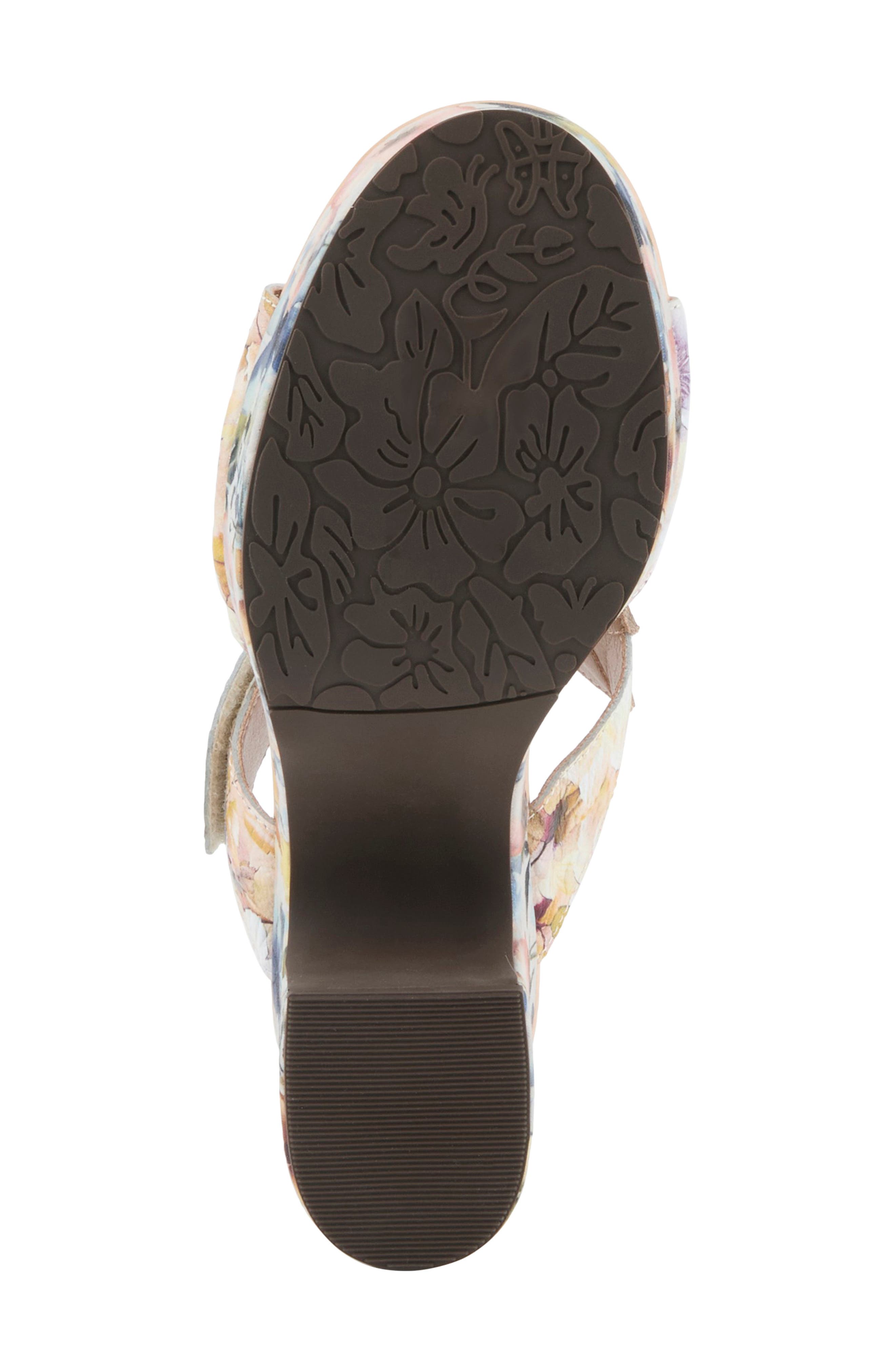L'Artiste by Spring Step Balloffire Platform Sandal, Alternate, color, Beige Multi
