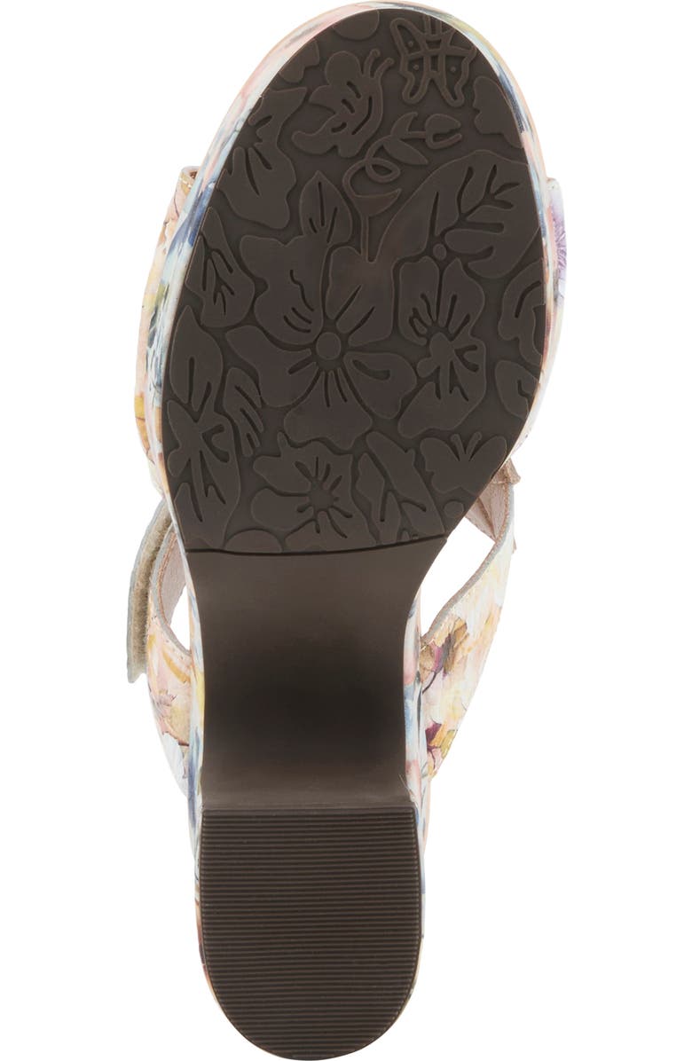 L'Artiste by Spring Step Balloffire Platform Sandal, Alternate, color, Beige Multi