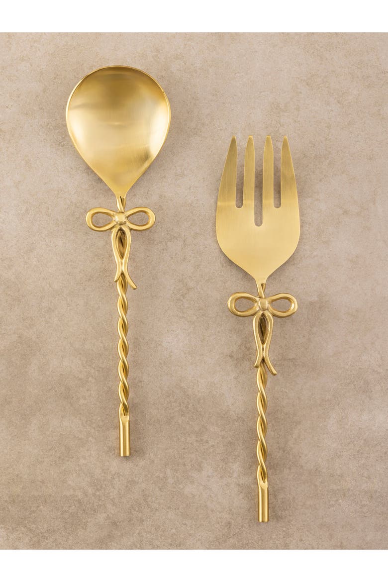 Imperial Salad Servers, Main, color, Gold