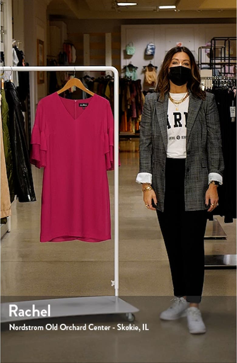 Tiered Sleeve Shift Dress, sales video thumbnail