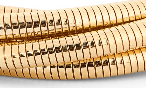 Nordstrom Rack Omega Stacked Twist Bracelet In Gold