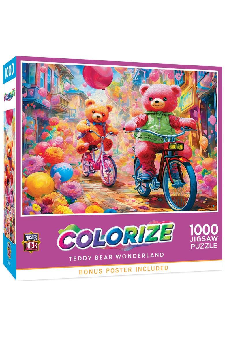 Teddy Bear Wonderland 1000 Piece Puzzle, Main, color, Multicolor