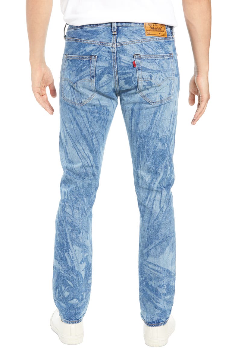 Levi's<sup>®</sup> x Justin Timberlake 501<sup>®</sup> Distressed Slim Taper Jeans, Alternate, color, 