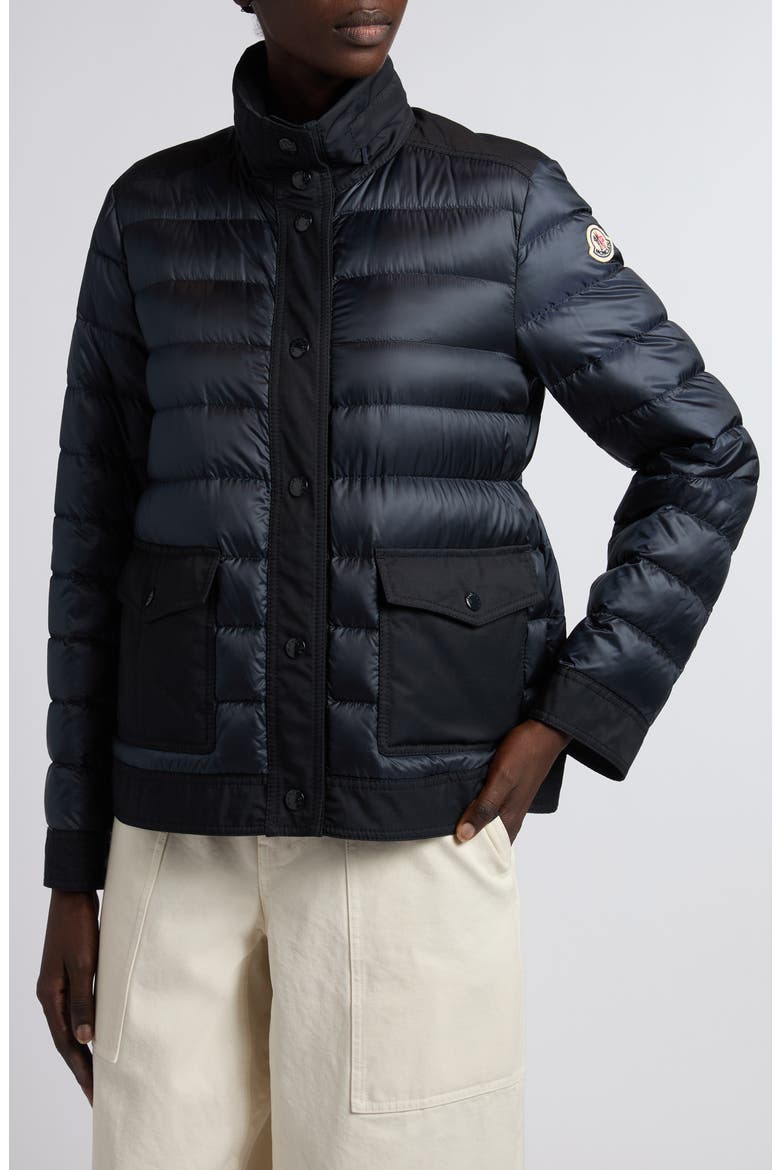 Origan Down Puffer Jacket, Alternate, color, DARK NAVY BLUE