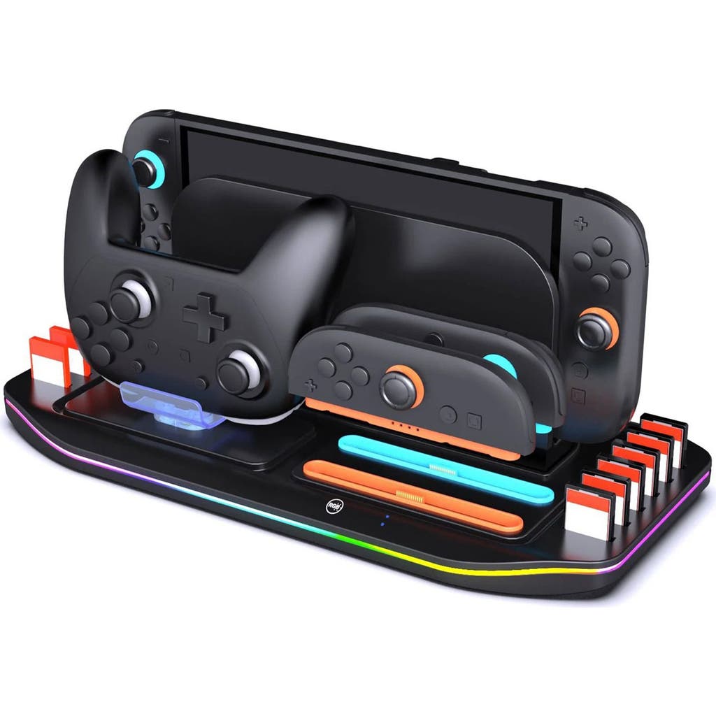 Sonicgrace All-in-One Charging Dock & Storage Station for Nintendo Switch 2 in Black at Nordstrom