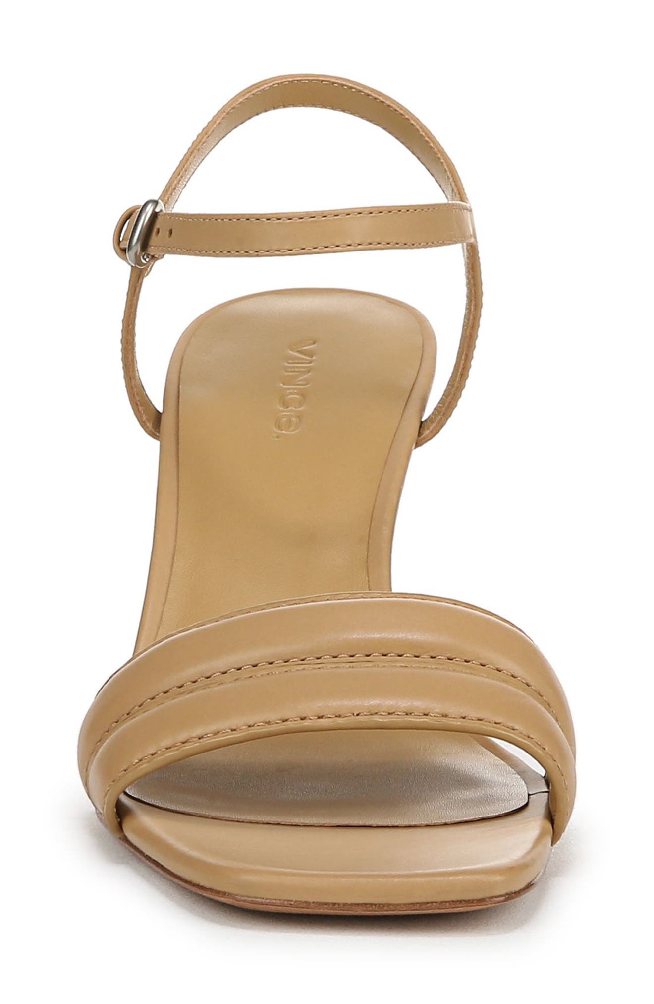Vince Prema Ankle Strap Wedge Sandal, Alternate, color, Light Sable