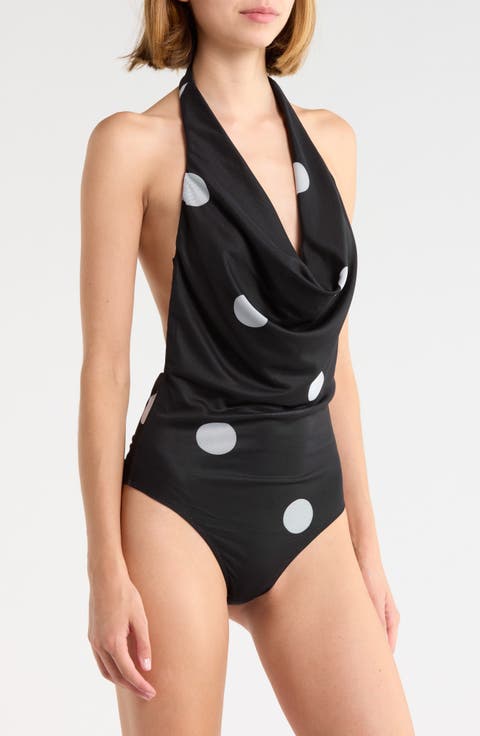 Plunge Neck Bodysuit Cleona