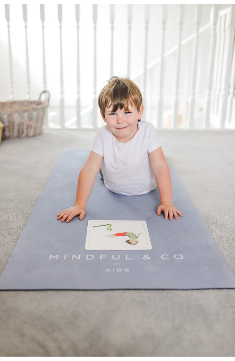 Mindful & Co Kids Kids Yoga Mat, Alternate, color, Coal