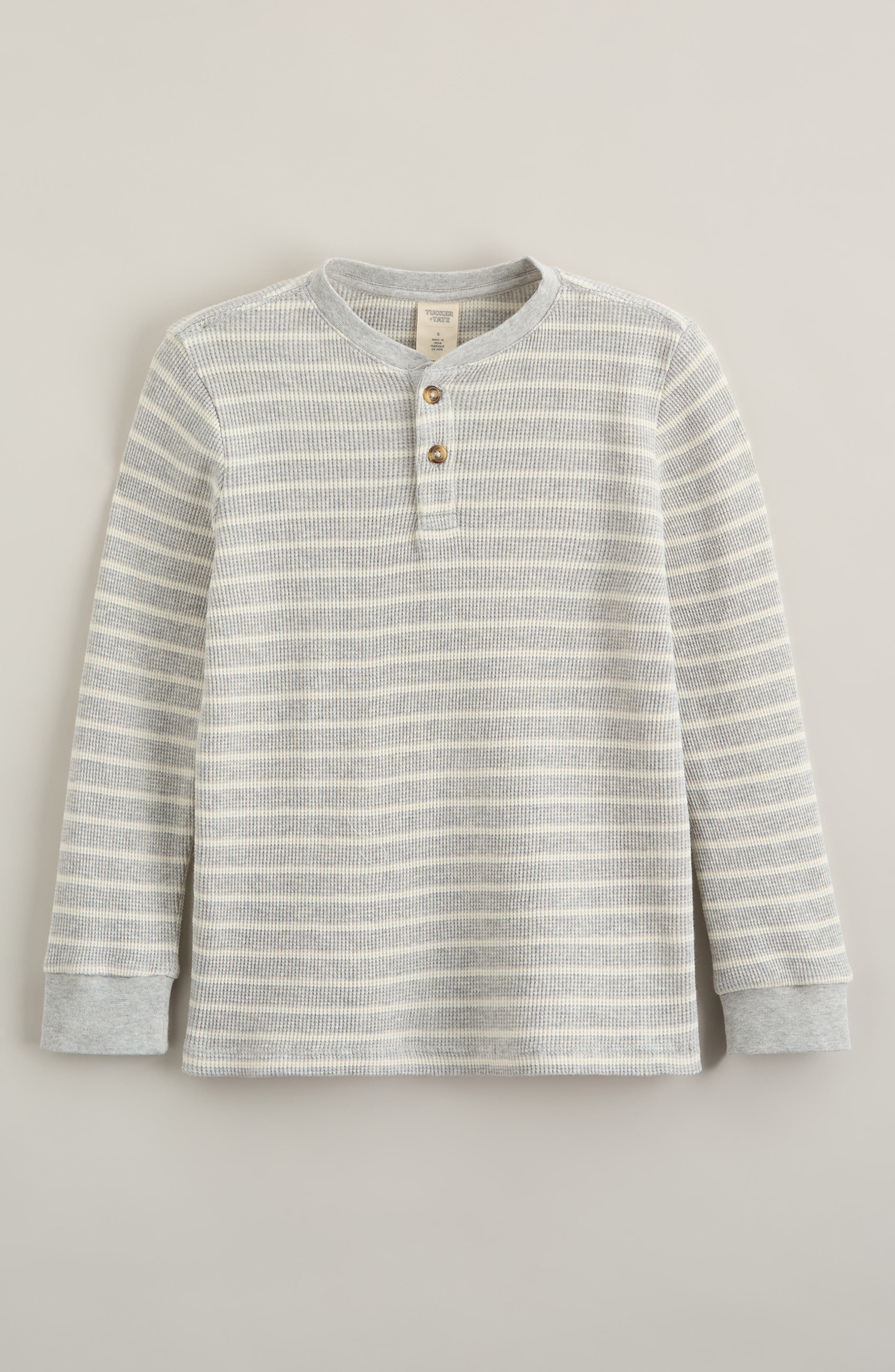 selected GREY HEATHER JORDAN STRIPE
