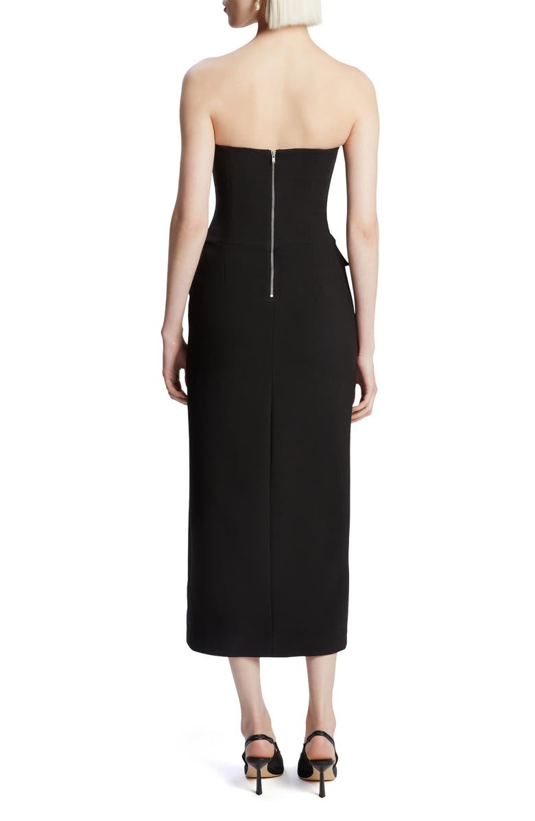 Bardot Nikki Strapless Sheath Dress, Alternate, color, Black