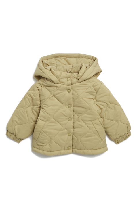 Hooded Quilted Coat (Baby)