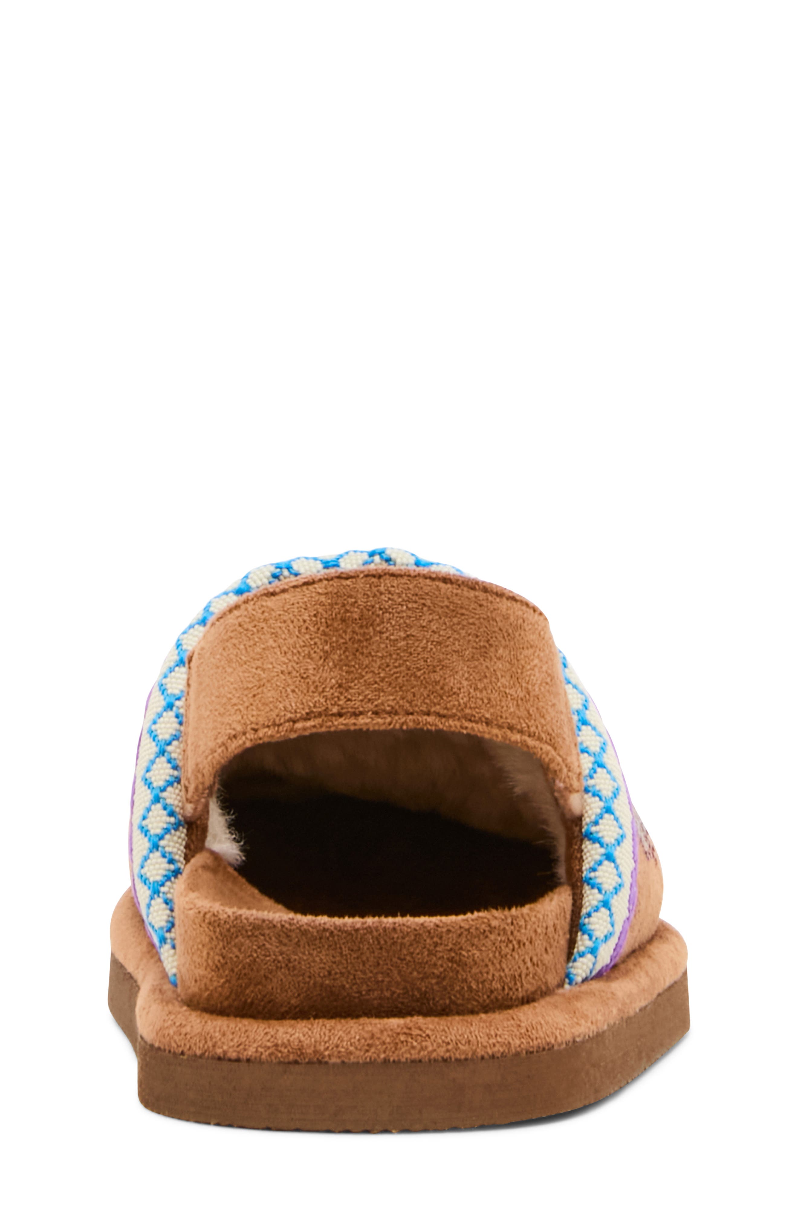 Kids' Tchip Faux Suede Clog, Alternate, color, COGNAC MULTI