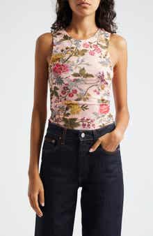 Cinq à Sept Hanna Floral Print Sleeveless Top