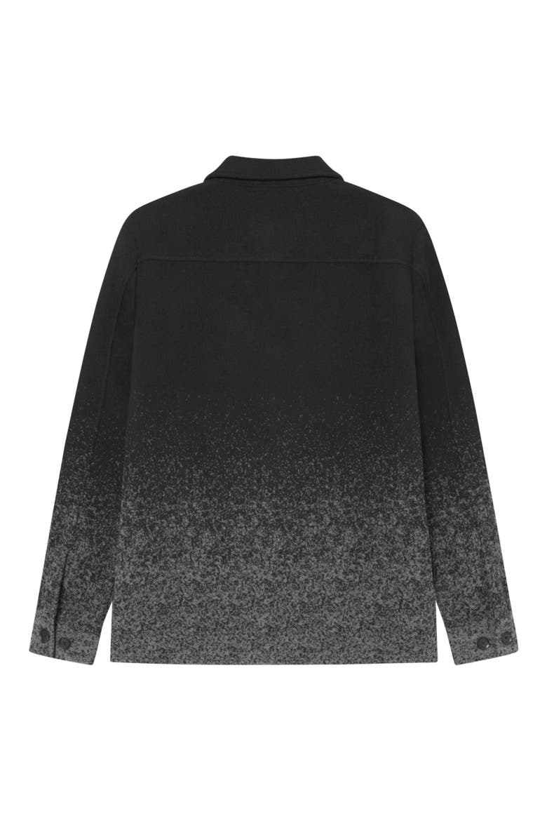 Kaleb Fade Overshirt, Alternate, color, GREY MELANGE