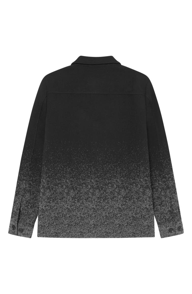 Les Deux Kaleb Fade Overshirt, Alternate, color, Grey Melange