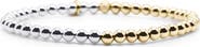 Bowood Lane 4mm Fusion Two-Tone Beaded Bracelet
