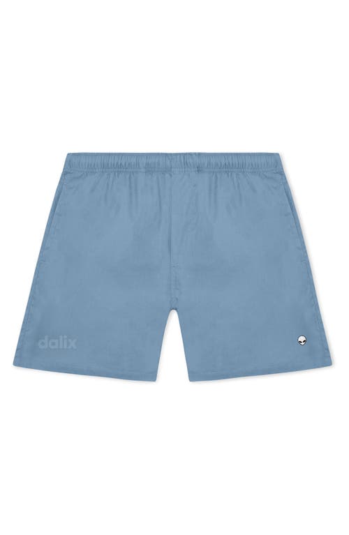 Dalix Mens Lil Alien Midweight Beach Short In Blue