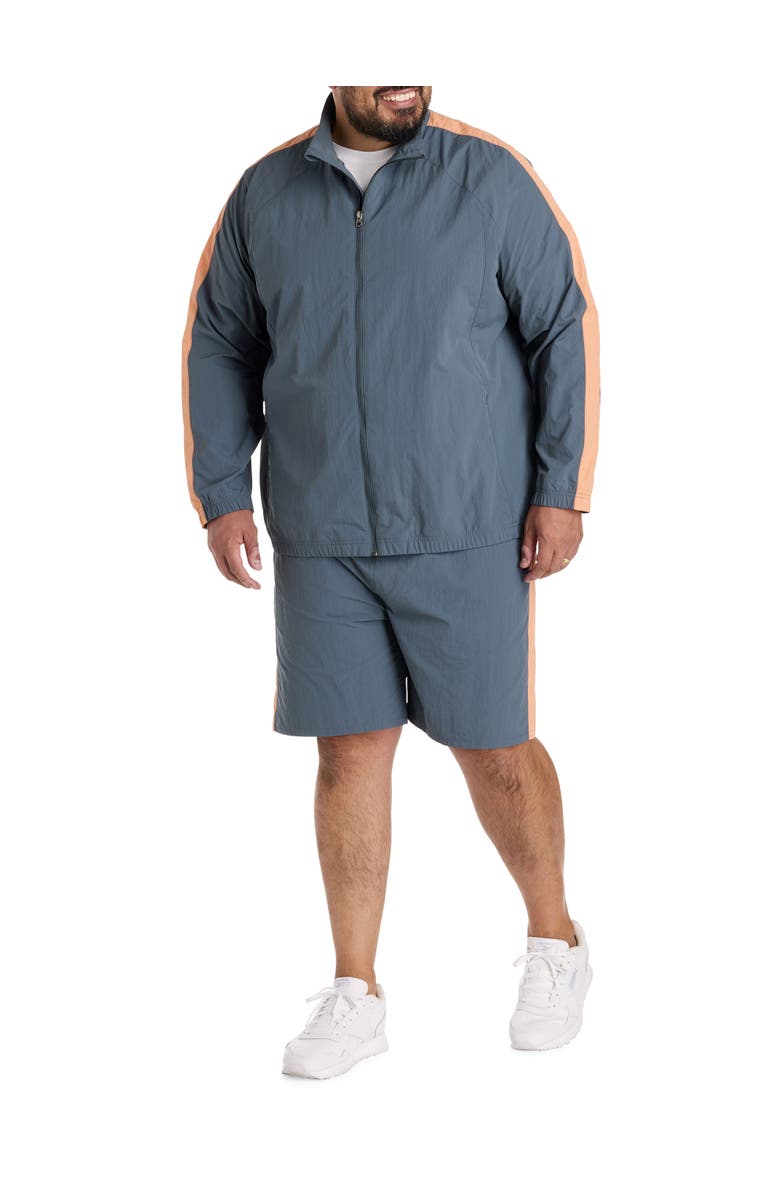 Society of One by DXL Big & Tall Athletic Jacket, Alternate, color, Dark Slate