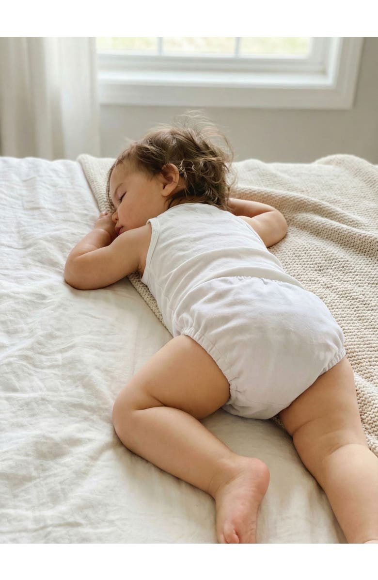 City Threads USA-Made Soft Cotton Diaper Cover 2-Pack, Alternate, color, Black/White