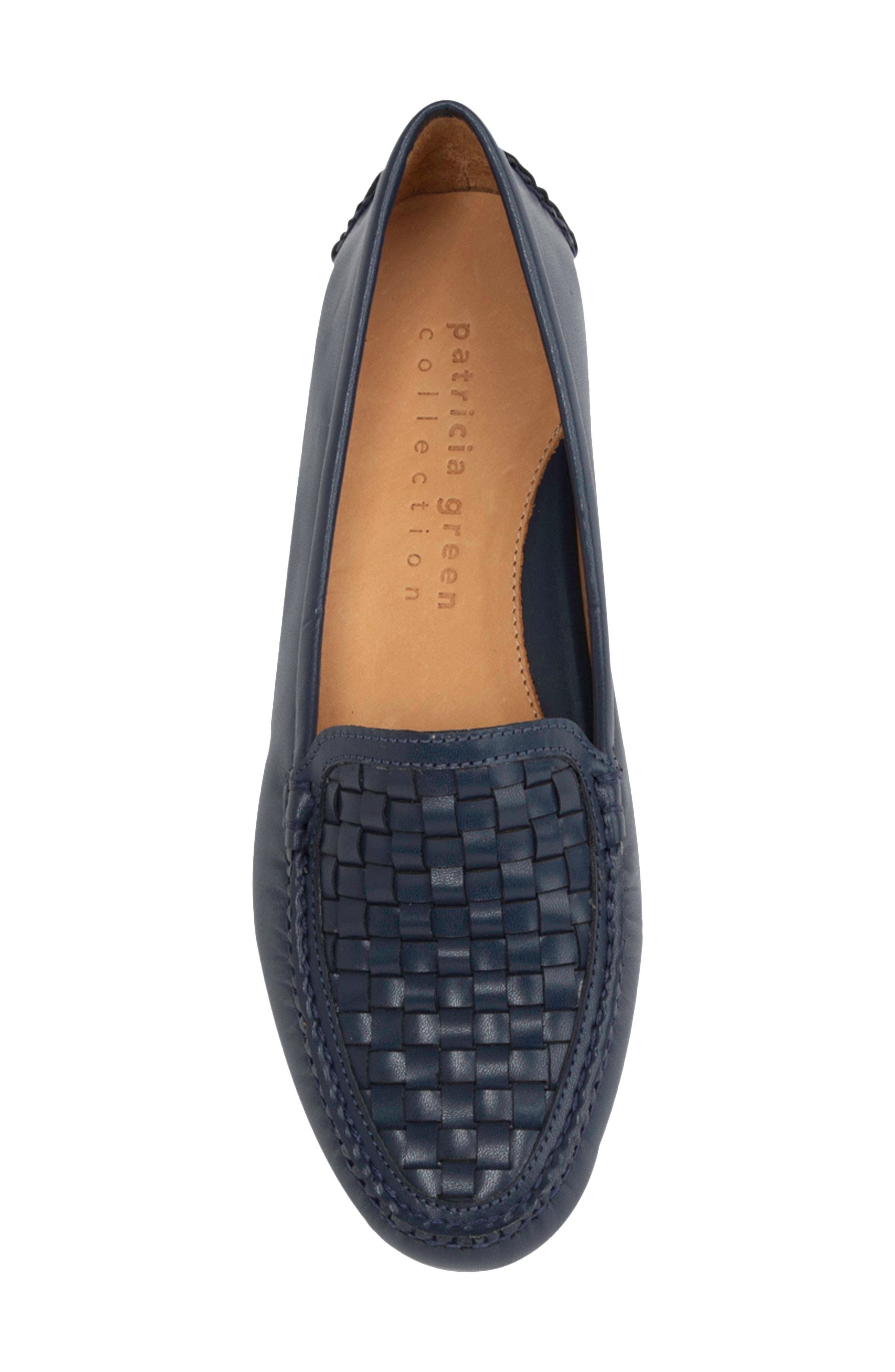 Kelly Woven Driving Loafer, Alternate, color, NAVY
