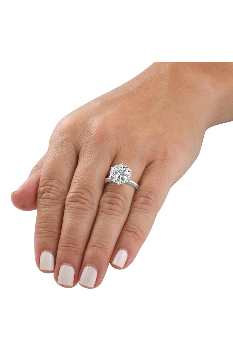 Bliss Diamond Certified 7Ct Solitaire Diamond Engagement Ring 14k Gold Lab Grown, Alternate, color, 14K White Gold