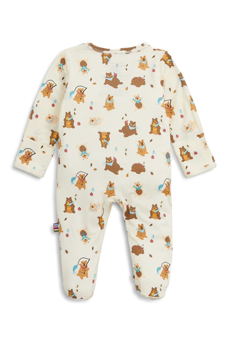 Kids' Beary Silly Modal Footie, Alternate, color, BEIGE