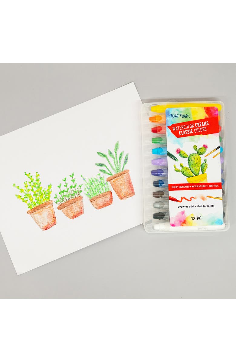 Brea Reese Watercolor Creams 12Pc, Alternate, color, Multicolored